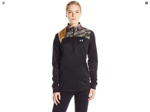 under armour camo half zip pullover