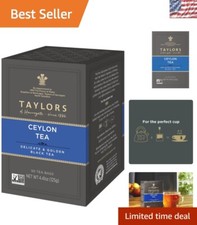 Sustainable Pure Ceylon Black Tea Bags - 50 Count for Ethical Tea Lovers