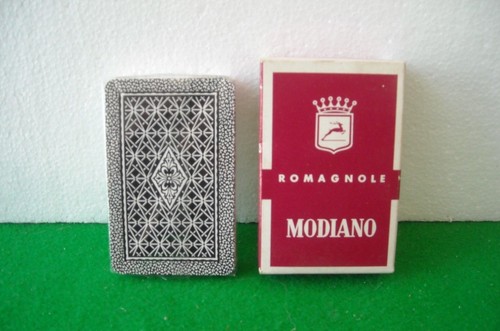 RARO MAZZO 40 CARTE ROMAGNOLE PLASTICATE MODIANO ANNI '70 - Picture 2 of 2