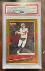 2020 Donruss Tom Brady Gold Press Proof /50 PSA 9