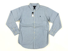 Polo Ralph Lauren Boy's Long Sleeve Button-Down Striped Shirt with Pony