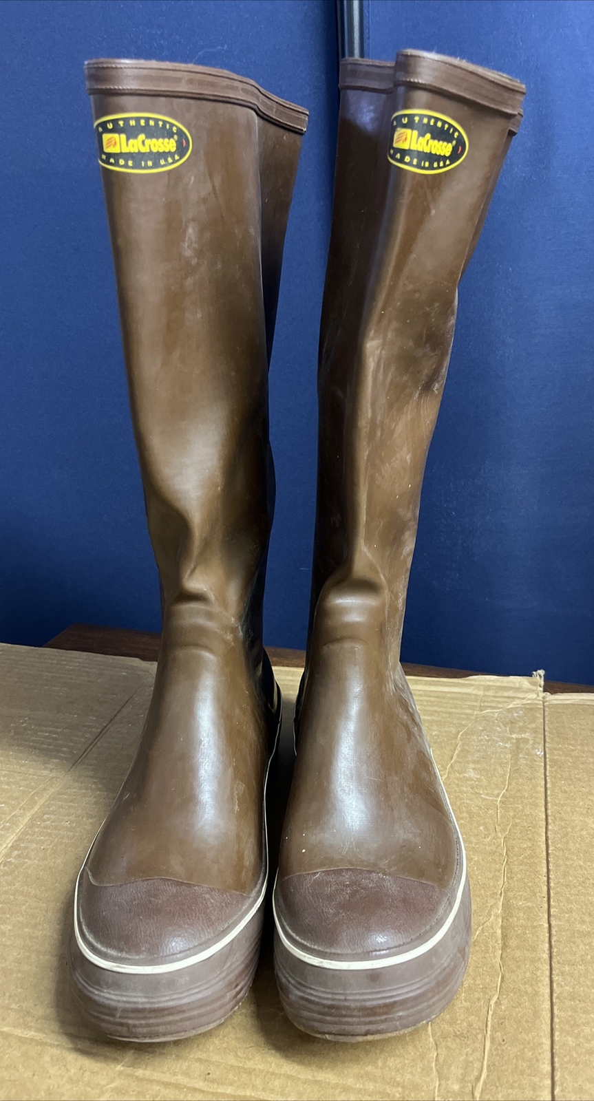 Authentic Lacrosse Made In Usa Rain Boots Unisex Men’s 8.5 Women’s 10