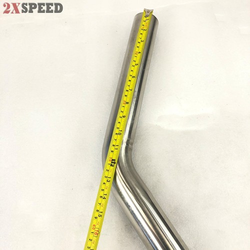 Universal Polished T201 Stainless Steel Piping 2" O.D. 45 Degree New Brand - Picture 4 of 6