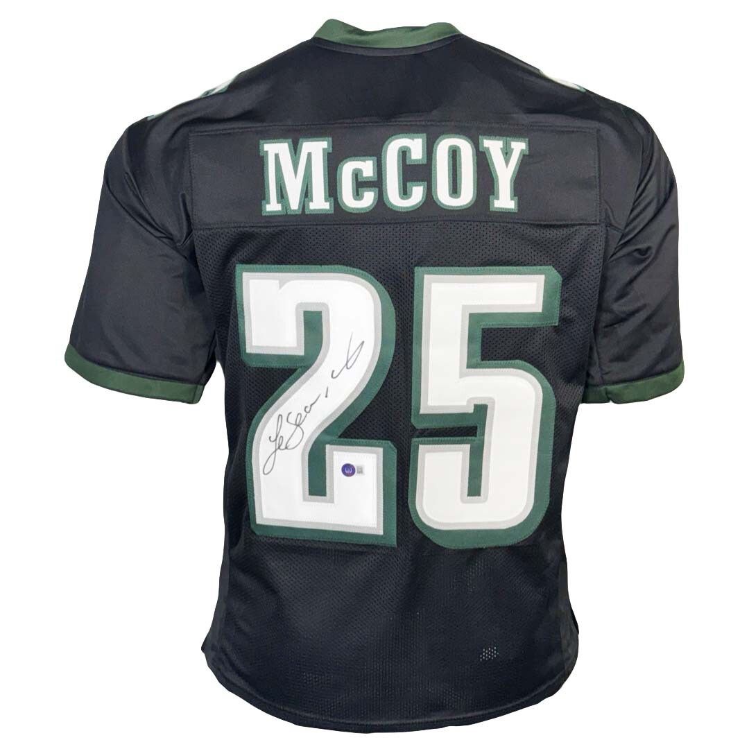 LeSean McCoy Signed Philadelphia Black Football Jersey (Beckett