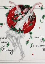 Christmas Raphael Tuck PostCard Circa 1910s Made in USA Merry Xmas Card #152