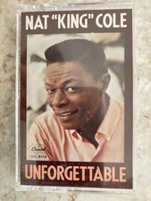 Nat "King" Cole Unforgettable Cassette Tape 1984 Capitol 4XL-9110 Tested