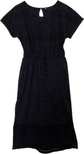 NEXT WOMANS NAVY COTTON BRODERIE LACE 