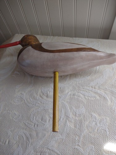 George Stewart American Oyster Catcher Bird Hand Made Wood Carving 7/99 No394 - Picture 14 of 17