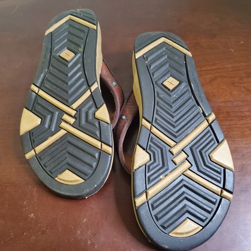 Sandalias Twisted X para mujer W5D0033 talla 8M marrón con adornos turquesa - Imagen 12 de 12