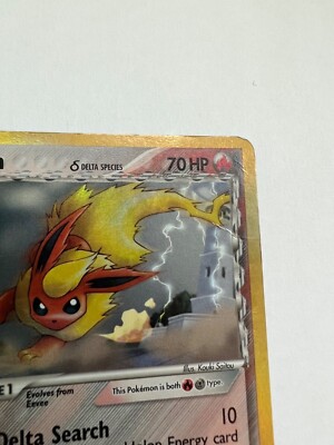 Pokémon Card TCG Flareon (Delta) EX Delta Species 5/113 Reverse