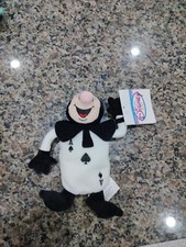 Alice In Wonderland Ace of Spades Black Card Bean Bag Plush Disney Store/Parks