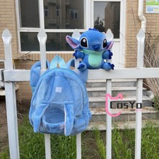 Kids Stit Backpack School Bag Cartoon Plush Messenger Shoulder Bag Toy Gift