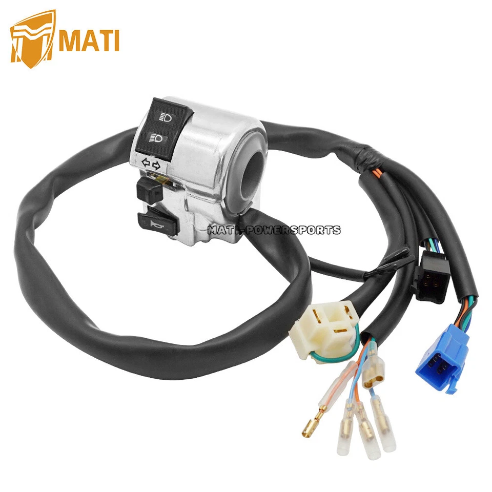 Left Turn Signal Switch Headlight for Honda VTX1300R 2005 2006 2007 2008 2009 - Image 3 of 4