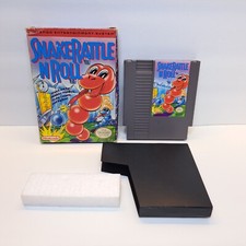 Snake Rattle n Roll (Nintendo NES, 1991) No Manual, TESTED Authentic WORKS