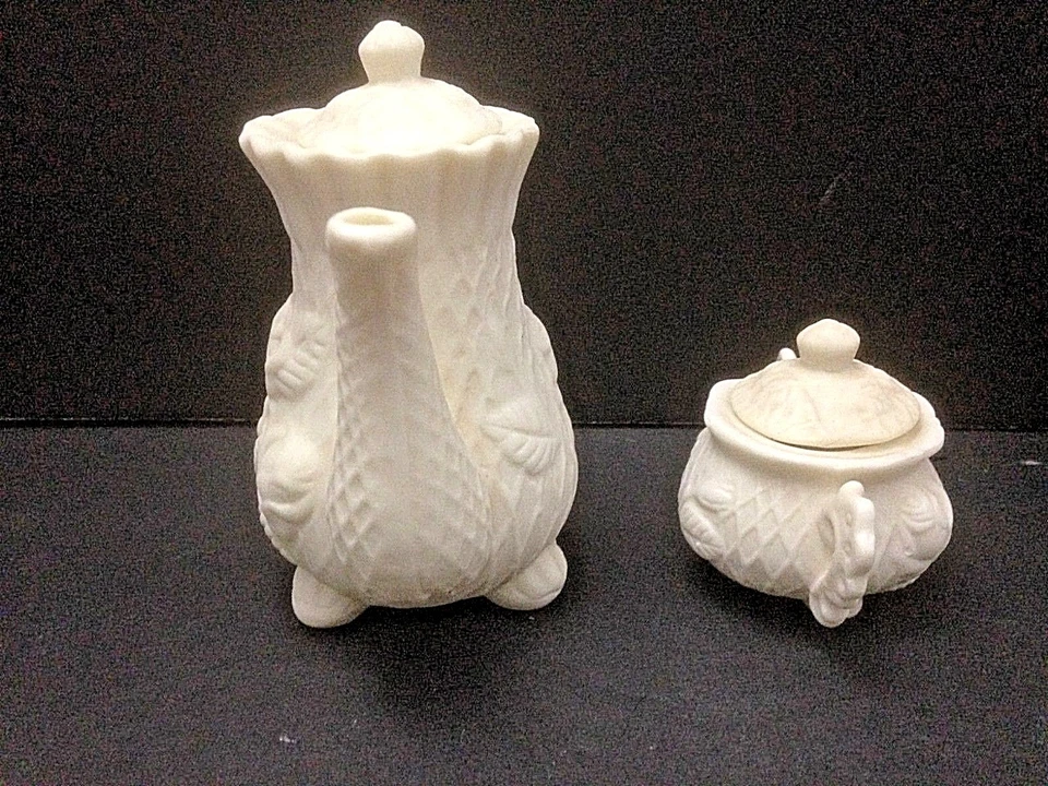 Conjunto de servir café/chá miniatura cerâmica não esmaltada 6 peças - bandeja panela tigela creme - Imagem 3 de 4