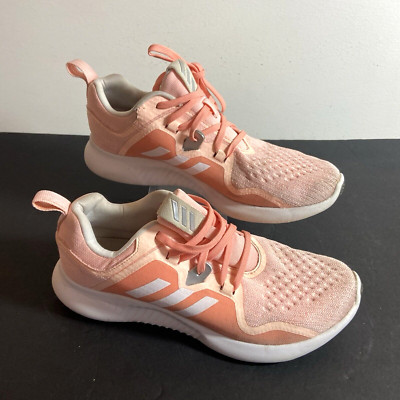 Adidas Edgebounce Womens Sz 7 Orange Coral Athletic Running Shoes AC7104 Lace Up