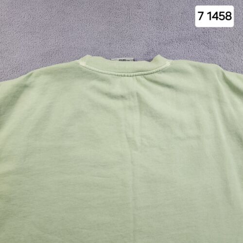 Authentic Pigment Sweatshirt Mens Large Green Fleece Lined Pike Place Market - Picture 15 of 15