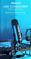 USB Microphone for PC Mac-Gaming, Recording, Streaming, Podcasting 360 Rotating
