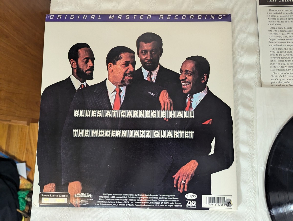洋楽 LP Modern Jazz Quartet Blues at Carnegie The Modern Jazz Quartet – Blues At Carnegie Hall – Vinyl