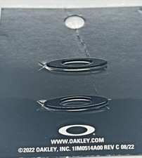 POLISHED BLACK Oakley Turbine Rotor Sunglass Frame Replacement Icons Kit. NEW