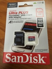 SanDisk Ultra PLUS 128GB microSDXC UHS-i Card
