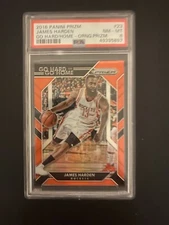 2016-17 Panini Prizm - Go Hard or Go Home James Harden #23 Orange Prizm /49