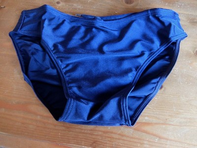 Download NIP VINTAGE NYLON & ELASTANE GLOSSY BLUE SWIMMING TRUNKS ...