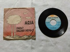 Dario Baldan Bembo 7" Air Vinyl 45 RPM Italy 1975 Come Il Vento ZCVE50420 EX/VG