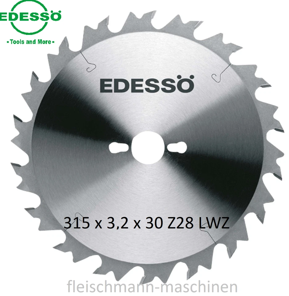 EDESSÖ Profi HM Kreissägeblatt Brennholz Sägeblatt 315 x 3,2 x 30 Z28 LWZ NEU