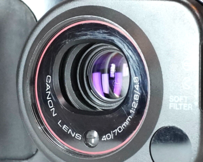 ⏯ [Near MINT] Canon Autoboy Tele Quartz Date 35mm Point &Shoot