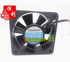 1PC SUNON KD2406PKB2 DC 24V 1.7W 6CM 6020 2-Pin cooling fan