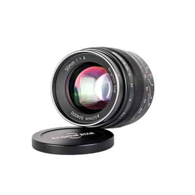 Brightin Star 50mm F1.4 II APS-C Manual Lens For Canon EF-M Nikon Sony M43 Fuji
