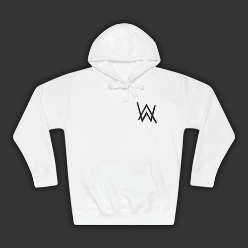 Sudadera con Capucha Alan Walker Logo AW Walkers Negro Blanco Jersey Música - Imagen 2 de 8