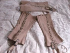VTG WWII US ARMY CANVAS MILITARY SPATS GAITERS BOOT COVERS LEGGINGS name Lot 3
