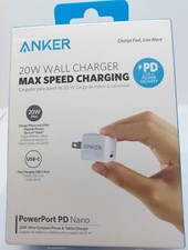 Anker - Powerport PD Nano 20W High Speed USB-C Fast Wall Charger