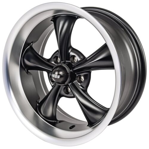 JEGS 681343 Resto-Rod Wheel Size: 17 x 7 Bolt Pattern: 5 x 4.50 Back Spacing: 4.