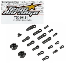 Team Durango TD330121 Plastic Ball Ends DEX408 DNX408 v2 Old Stock Discontinued