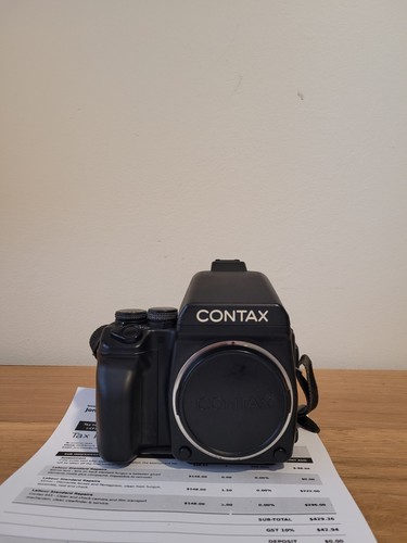 *REPARADO* CONTAX 645 Body AE Finder + MFB-1A [CASI COMO NUEVO] - Imagen 12 de 15