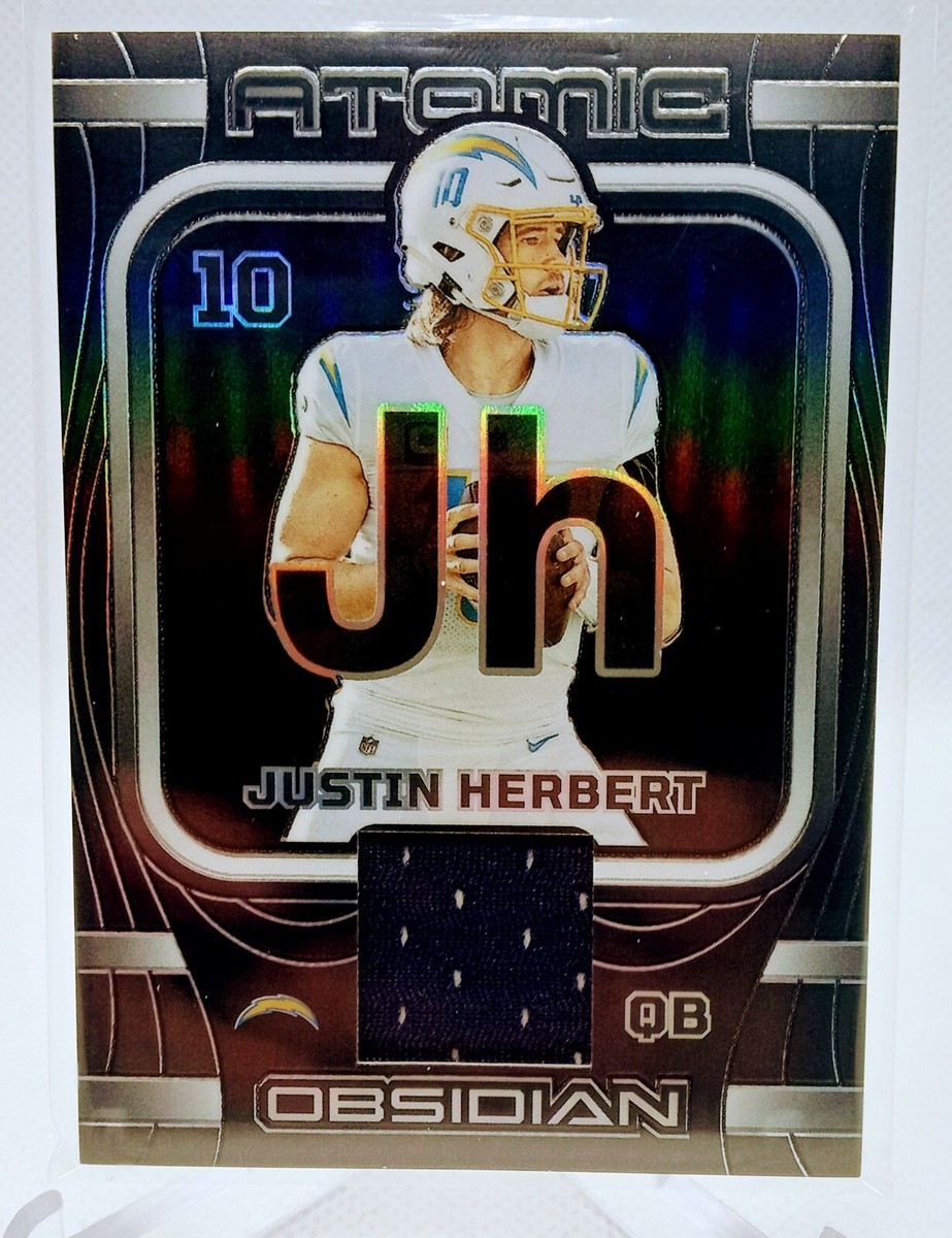 2023 Obsidian Justin Herbert Atomic Patch /199 Los Angeles