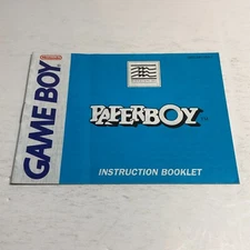 Paperboy Instruction Booklet ONLY! (Game Boy, GB) Original Manual