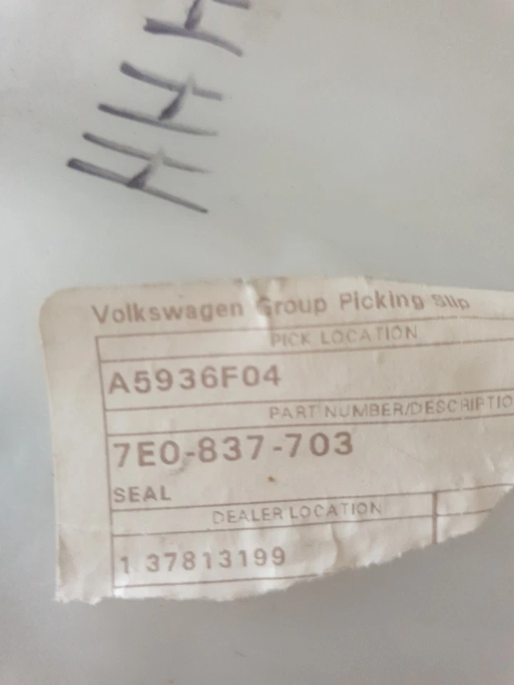 NEW GENUINE Door window Trim Weather Strip Front left VOLKSWAGEN TRANSPORTER - Image 2 of 3