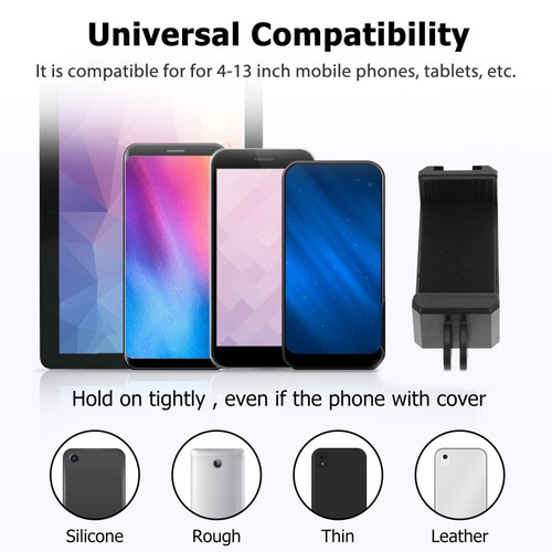 Mobile Phone Holder Tripod Attachment Smartphone Mount Adapter Clamp - 第 2/12 張圖片