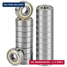 20pcs 608ZZ Bearings Set Deep Groove Ball Bearings for Skateboards Rollers