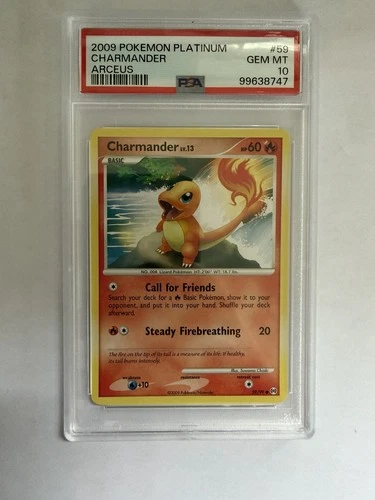 Pokémon Charmander 59/99 Platinum Arceus Regular PSA 10 Gem Mint
