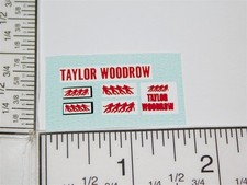 Matchbox K-17 Taylor Woodrow Lowloader Replacement Sticker Set MB-K17A2