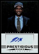 2012-13 Panini Prestige #75 Bernard James Prestigious Picks Signatures