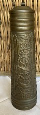 Antiker handgefertigter Messingkrug Mit Deckel