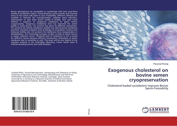 Exogenous Cholesterol On Bovine Semen Cryopreservation Perumal Ponraj-image