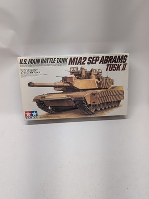 Tamiya 1/35 Scale #35326 M1A2 SEP Abrams Tusk II Main Started See Description 