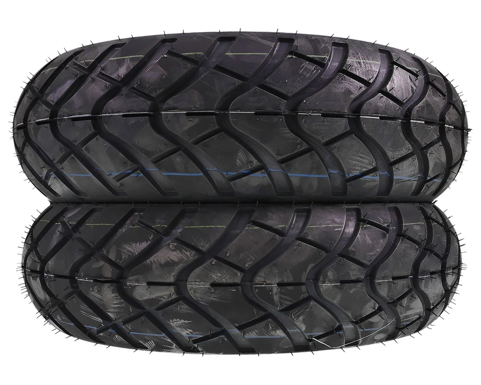 Reifen Satz KENDA K761 120/70-12 und 130/70-12 M+S Zoll Roller Scooter Mofa Kit - Bild 2 von 4